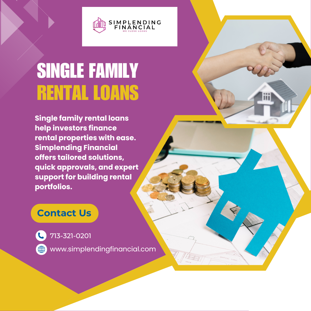 Single Rental Property Loans by Simplending Financial – Fast & Flexible