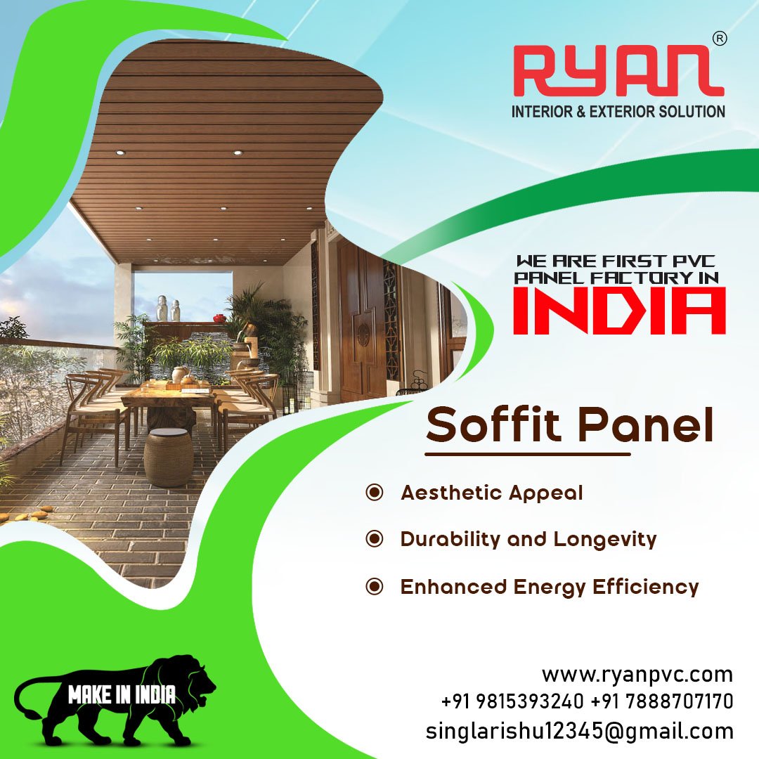 Soffit Panel Manufacturers & Suppliers In India
