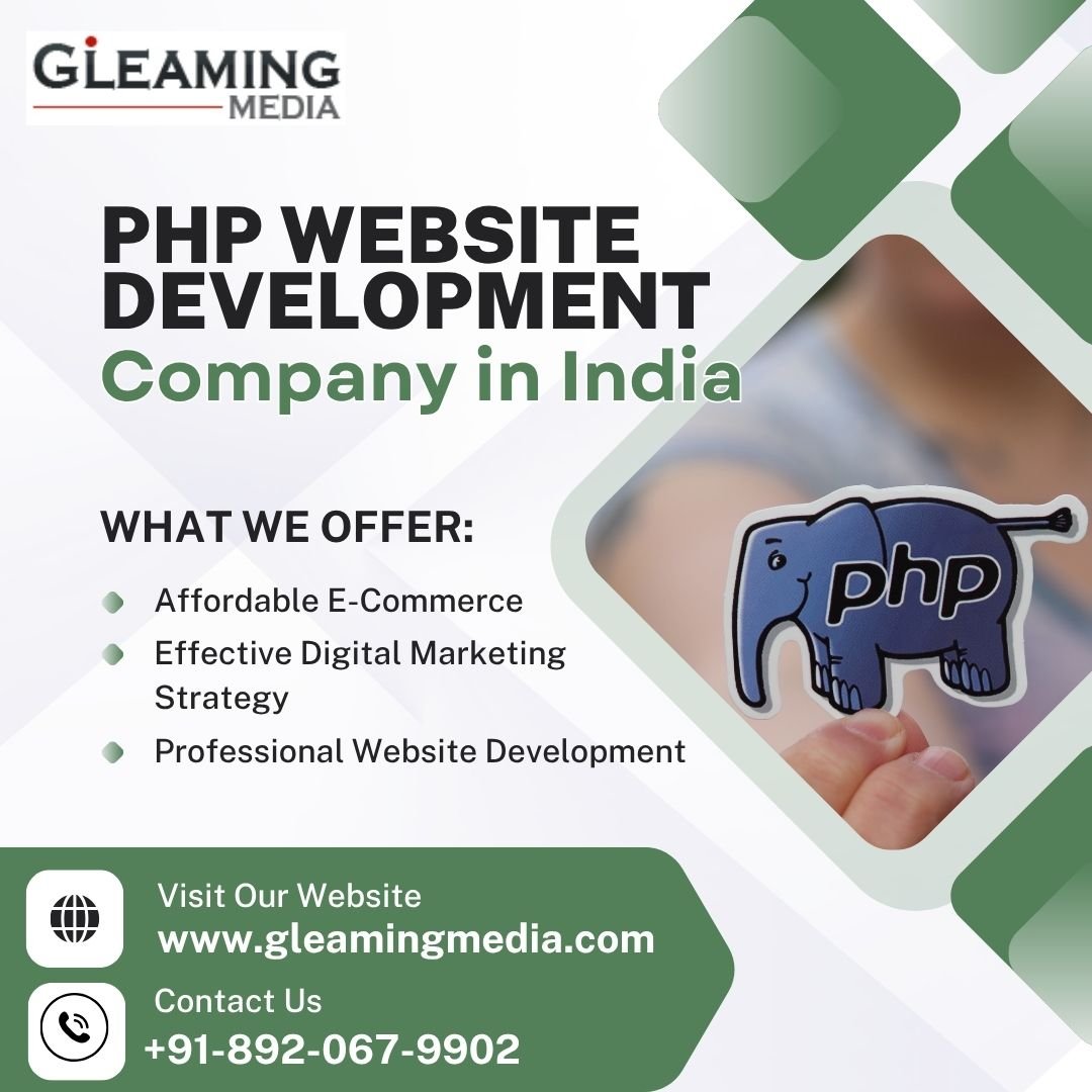 Best PHP Development Company in Noida | Gleaming Media