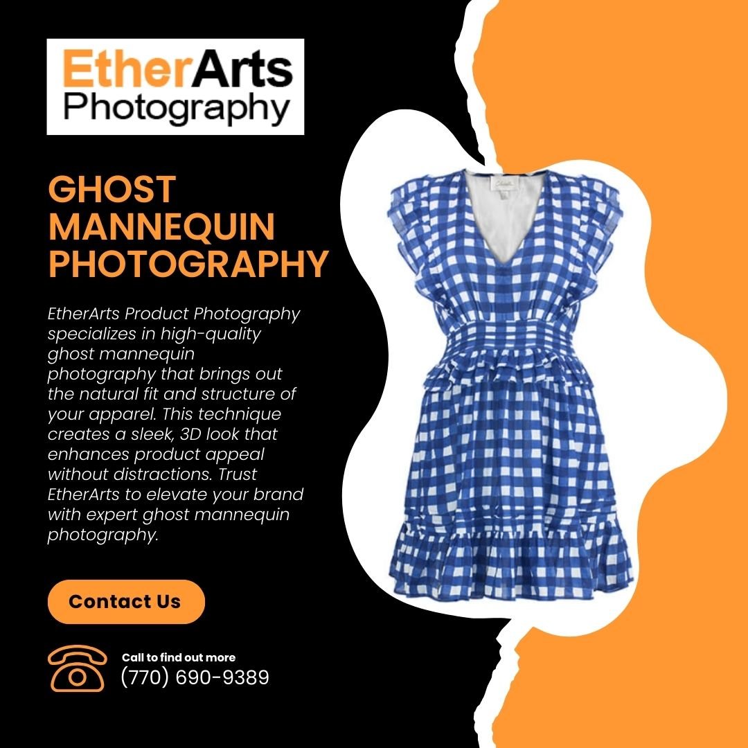 High-Quality Ghost Mannequin Photography by EtherArts Photography