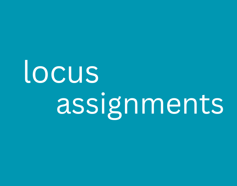 Professional Assistance – Locus Assignment