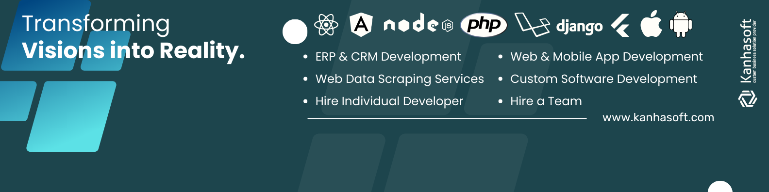 Kanhasoft – AI-Powered Web & Mobile App Development Company