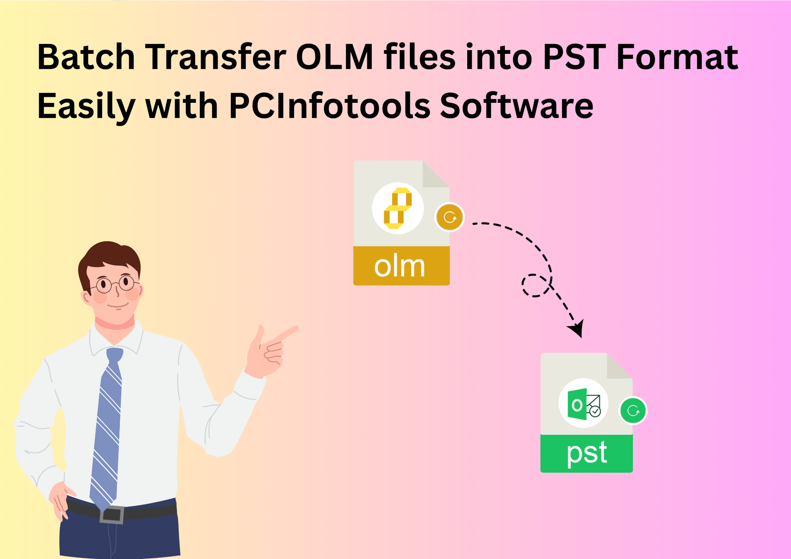 Batch Transfer OLM files into PST Format Easily with PCInfotools Software