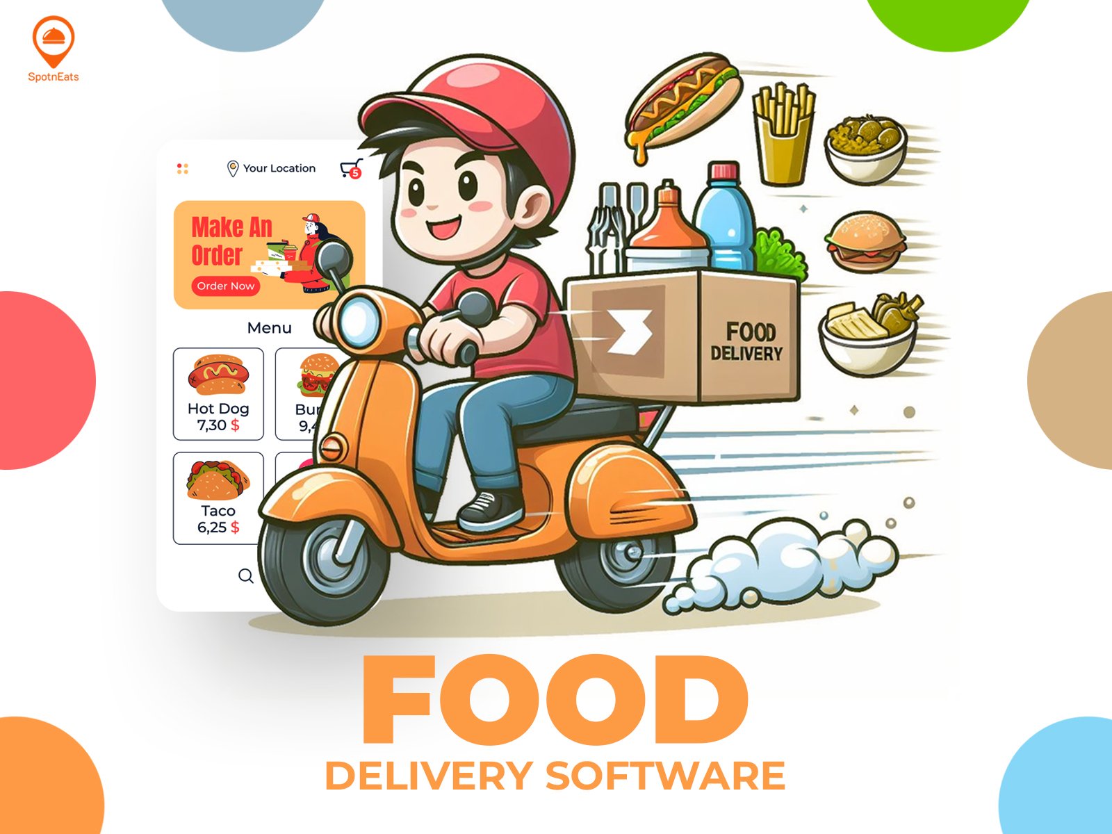 Launch a Food Delivery App Like UberEats – With AI Power! | SpotnEats