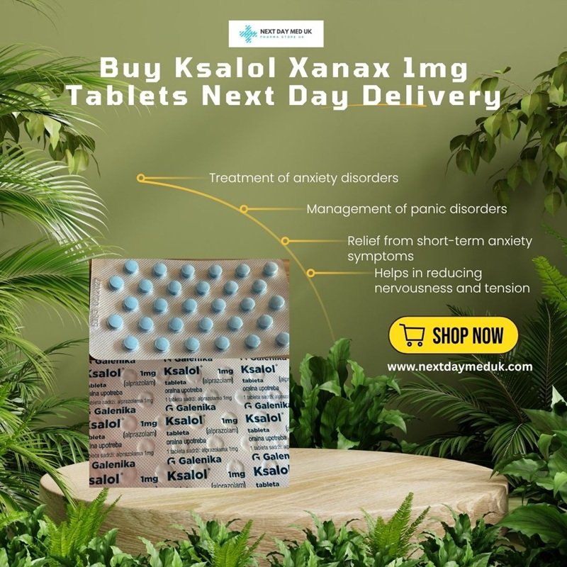 Buy Ksalol Xanax 1mg Tablets Next Day Delivery