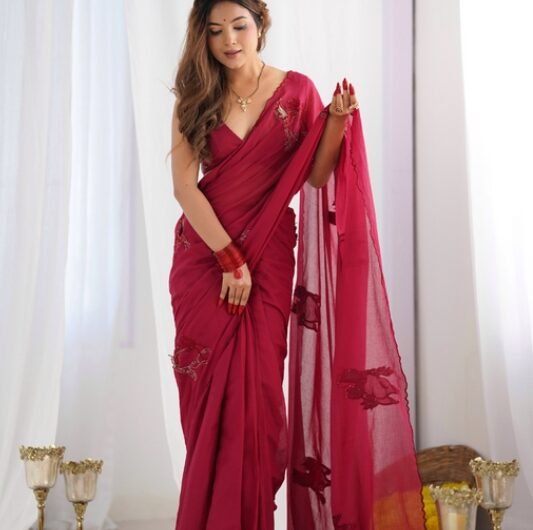 Buy-Ready-to-Wear-Cotton-Saree-Online-_-JOVI-India