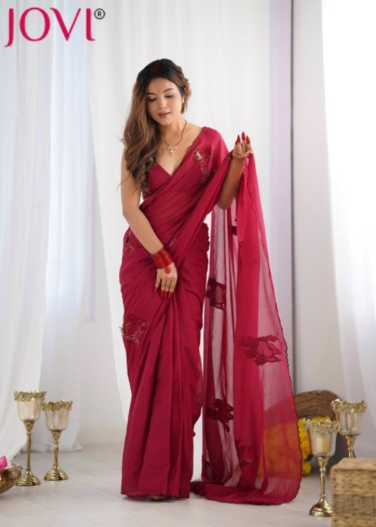 Buy Stylish Ready to Wear Sarees for Women | Jovi India