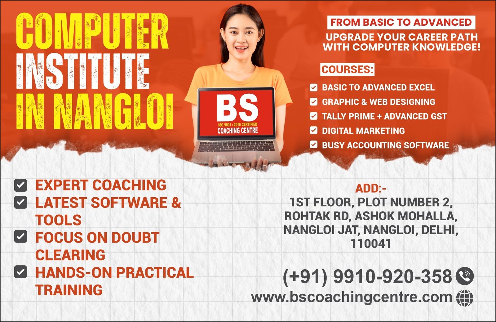 Computer Coaching in Nangloi for Quality Learning