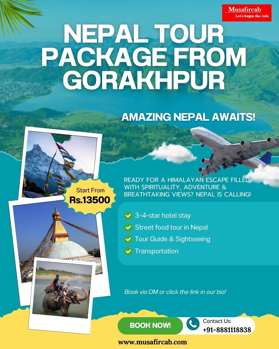 Gorakhpur to Nepal Tour Package