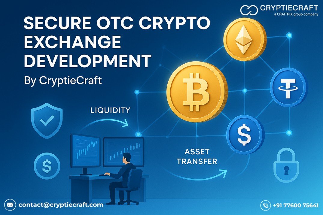 Secure OTC Crypto Exchange Service by Cryptiecraft