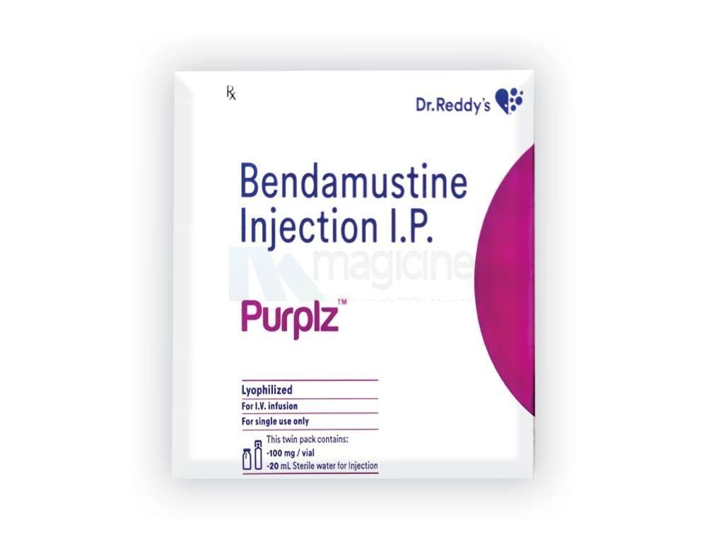 To know Purplz 100mg Injection uses