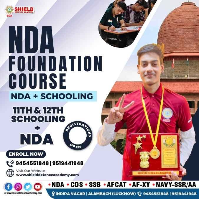 NDA Foundation Course After 10 In Lucknow- At Shield