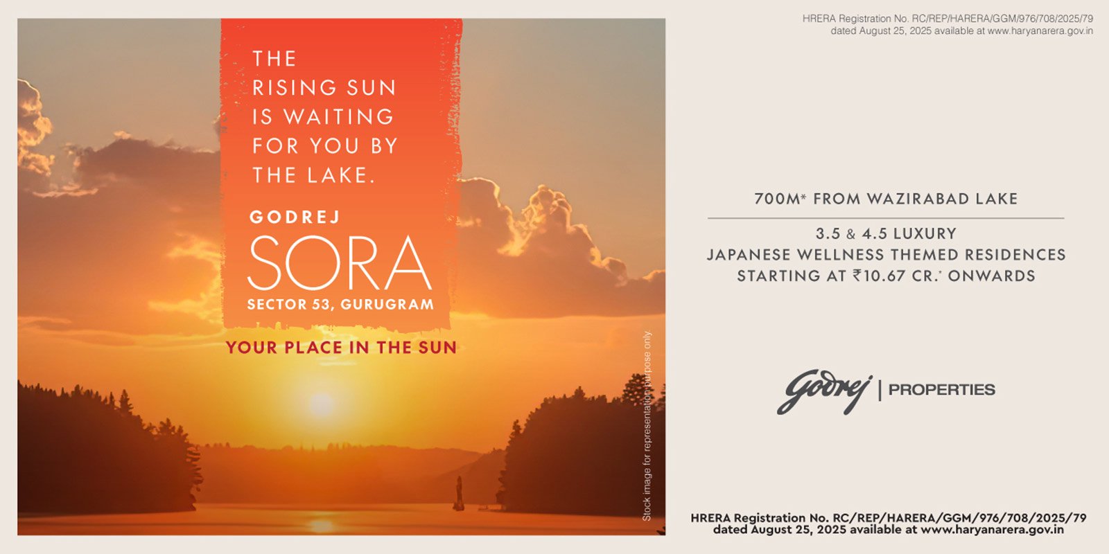 Godrej Sora Sector 53 Gurgaon – 3 & 4 BHK Luxury Apartments on Golf Course Road