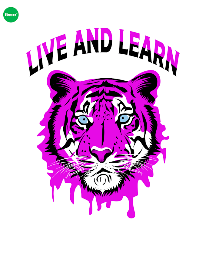 I will make tiger head logo design for your business