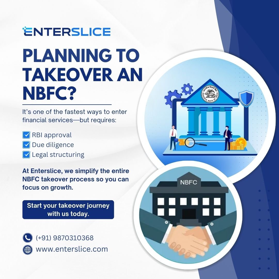 Get Professional Help with NBFC Takeover in India with Enterslice