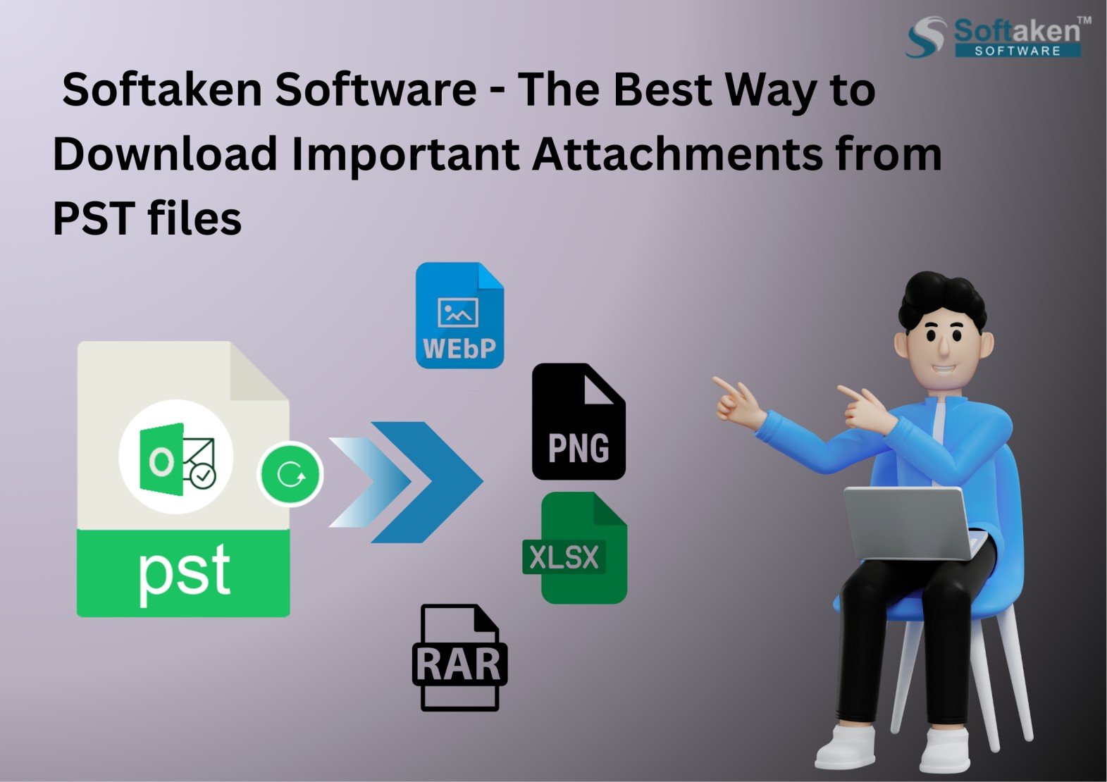 . Softaken Software – The Best Way to Download Important Attachments from PST fi