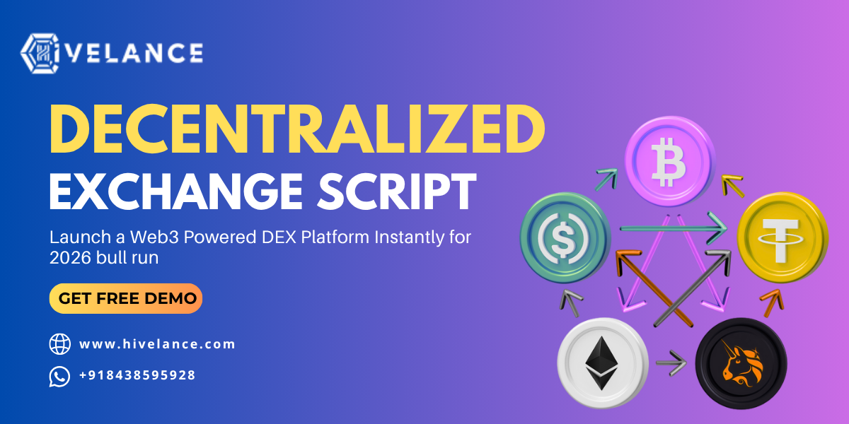 Decentralized Exchange Script To Start a DEX Instantly