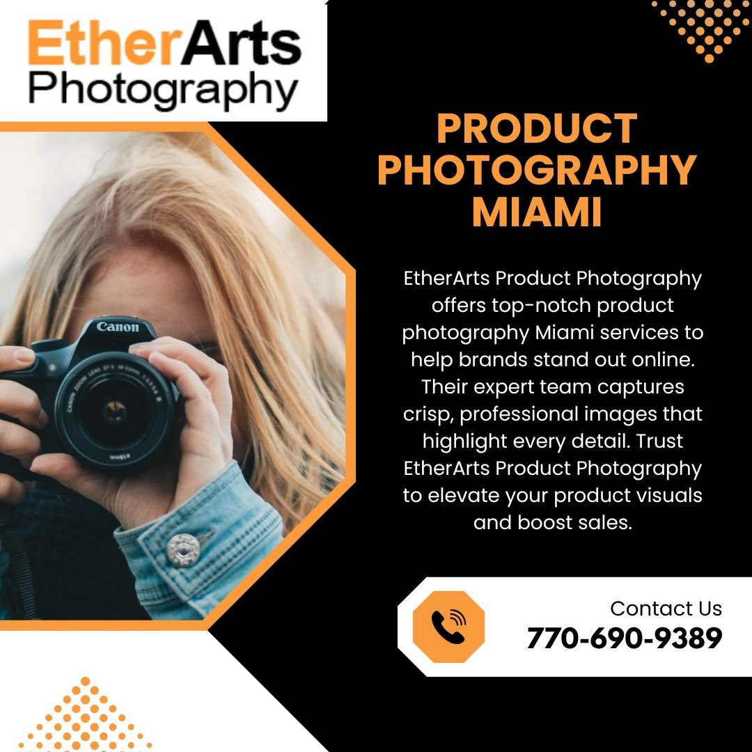 Professional Ecommerce Photography Miami | EtherArts Product Photography