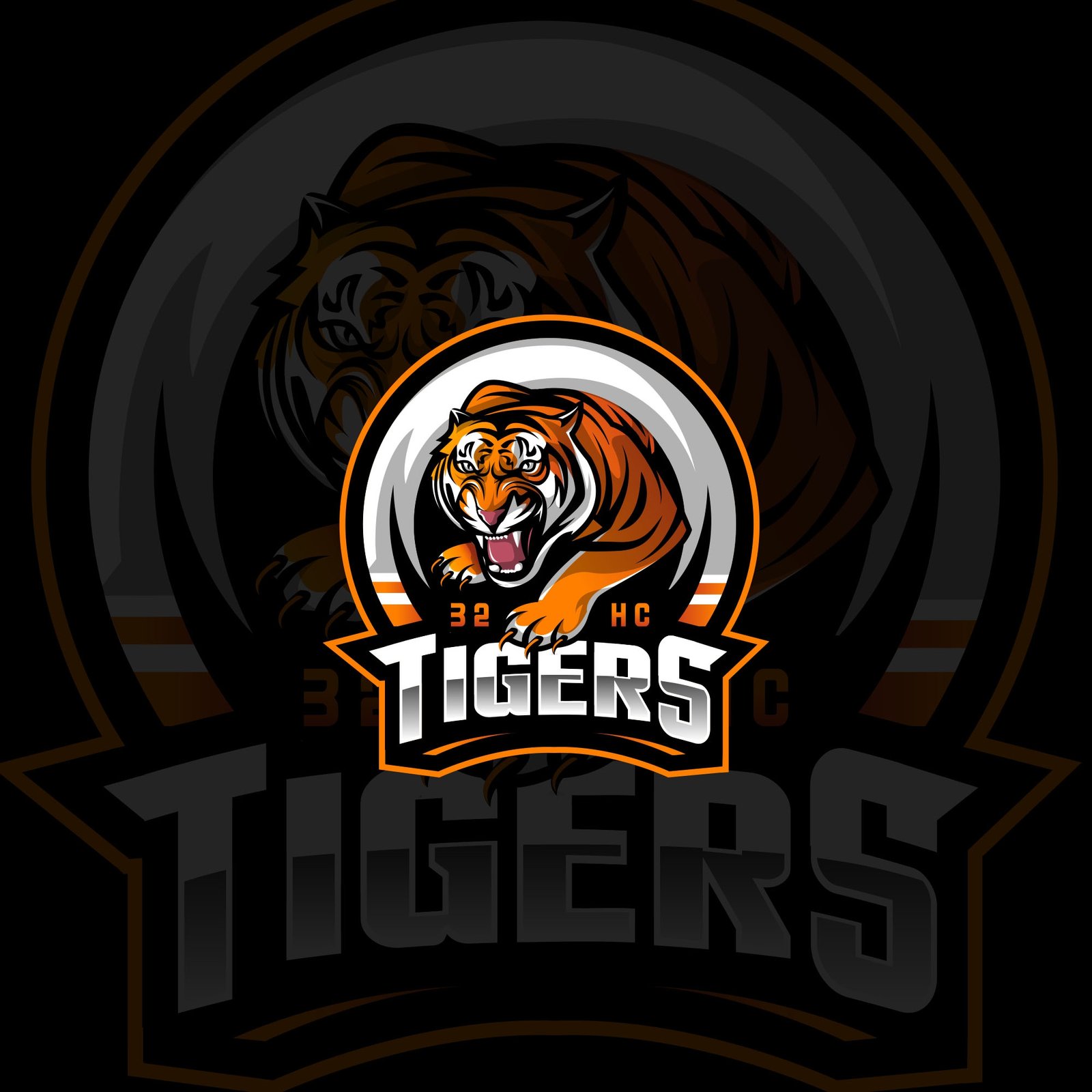 Make tiger head logo design for your business