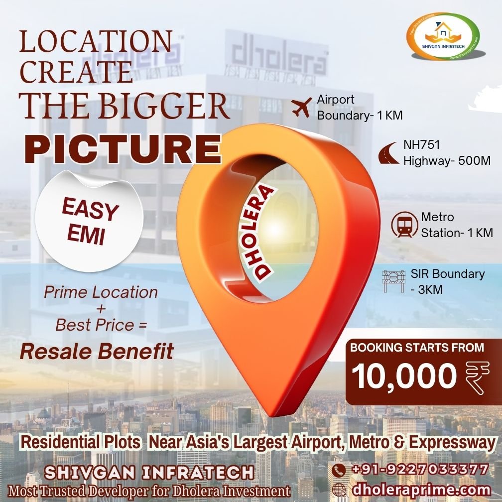 Dholera Plot Live Booking