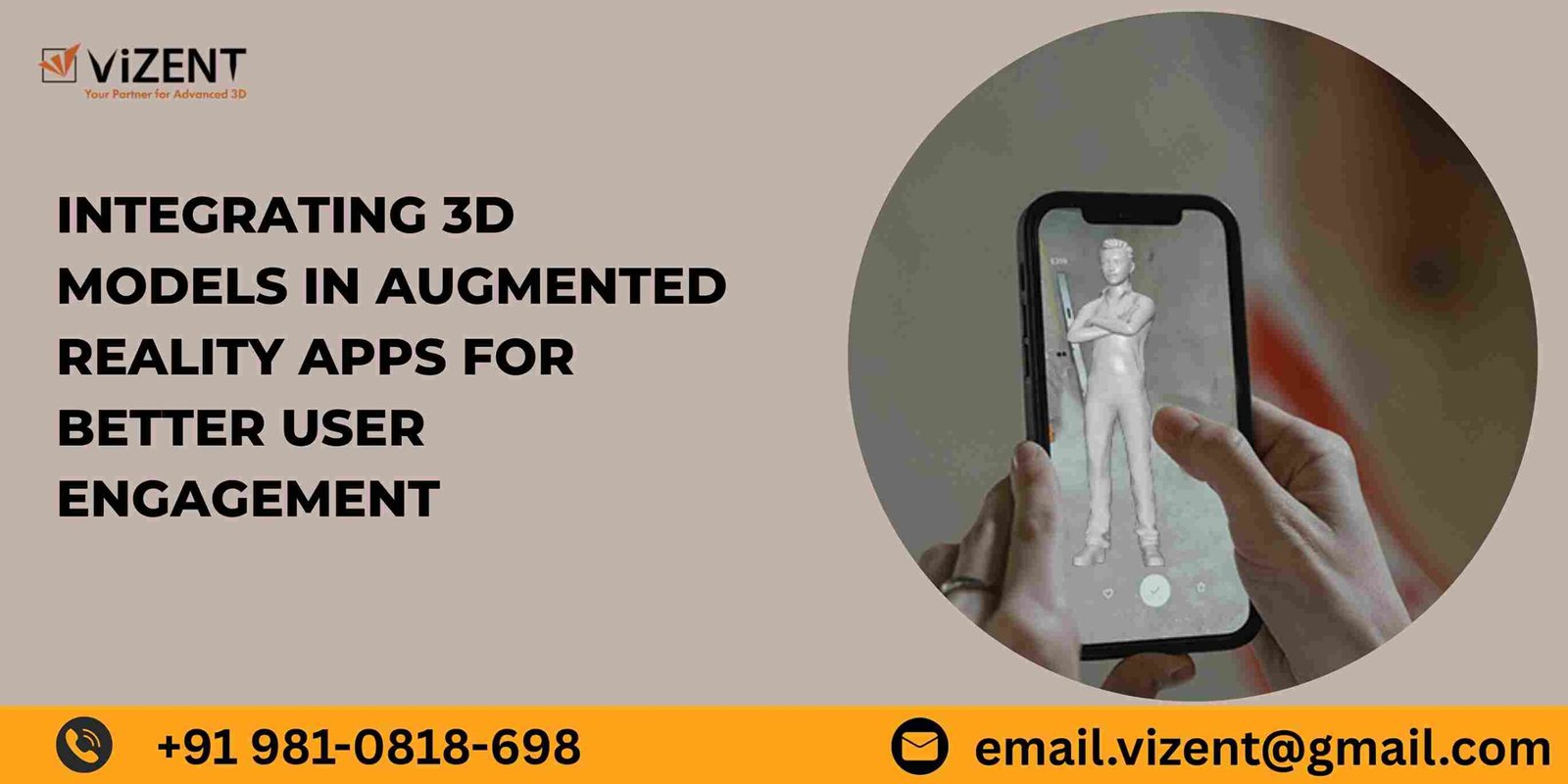 Integrating 3D Models in Augmented Reality Apps for Better User Engagement