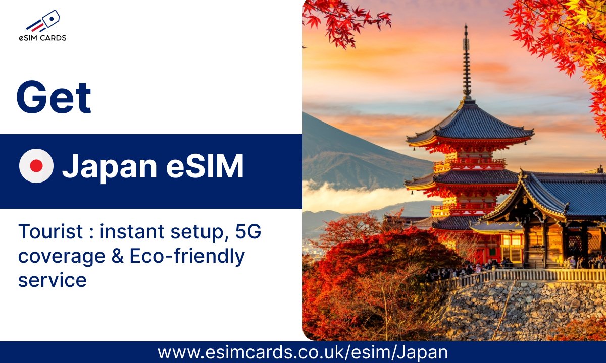Affordable eSIM Japan Plans | eSIM Cards – Instant Activation, Unlimited Connect