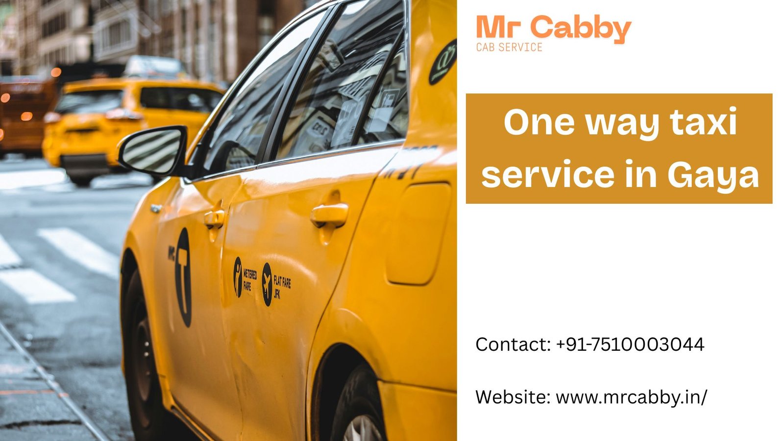 One way taxi service in Gaya, One way cab booking in Gaya with Mr Cabby