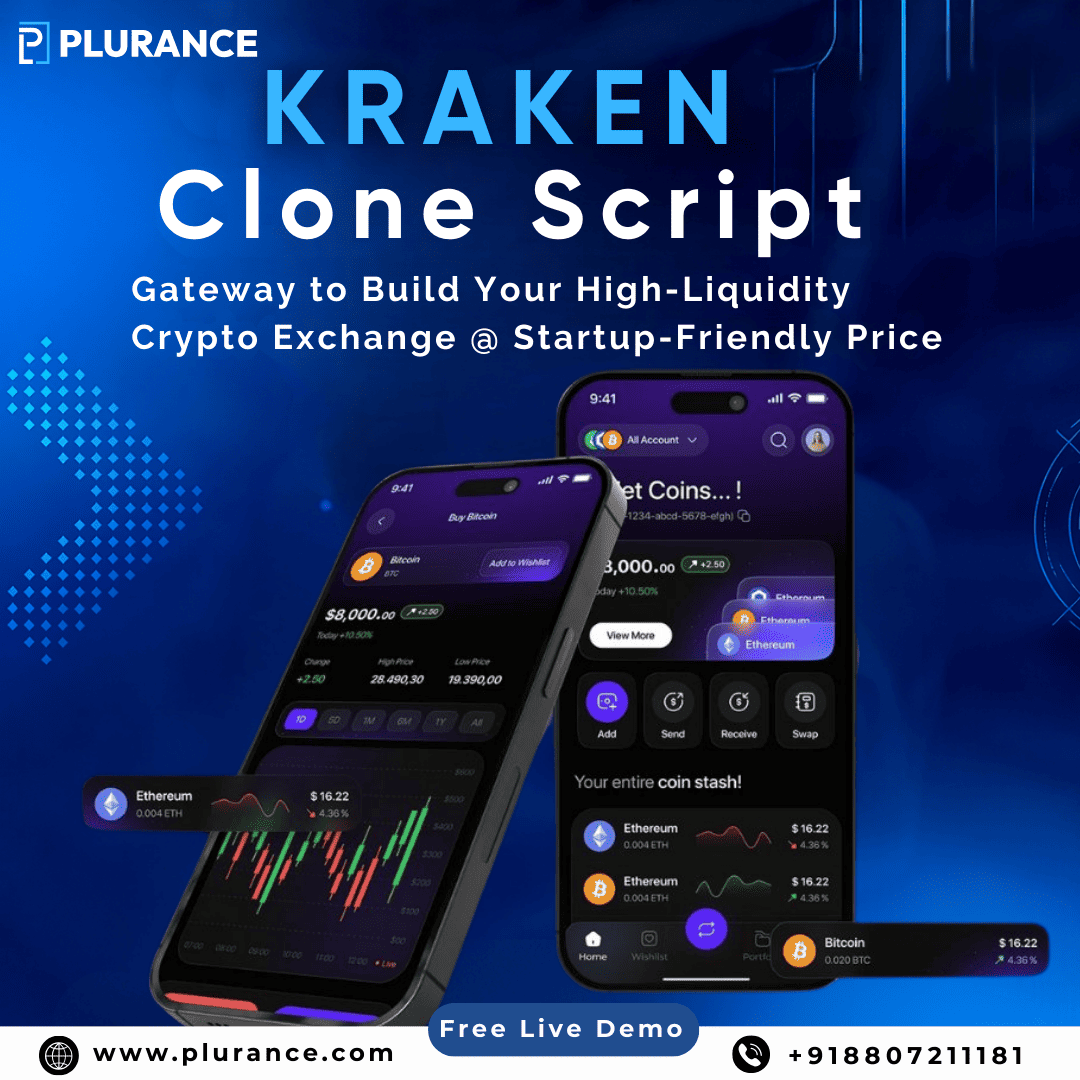 Launch Your High-Performance Crypto Exchange With Kraken Clone Script