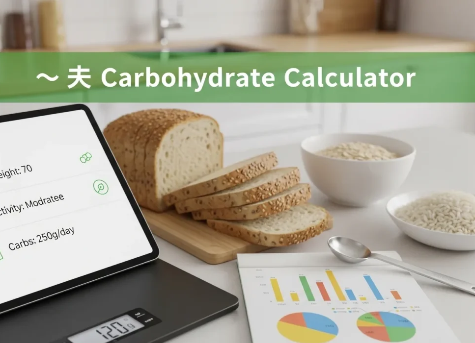 Carbohydrate Calculator – Calculate Your Daily Carb Needs Easily