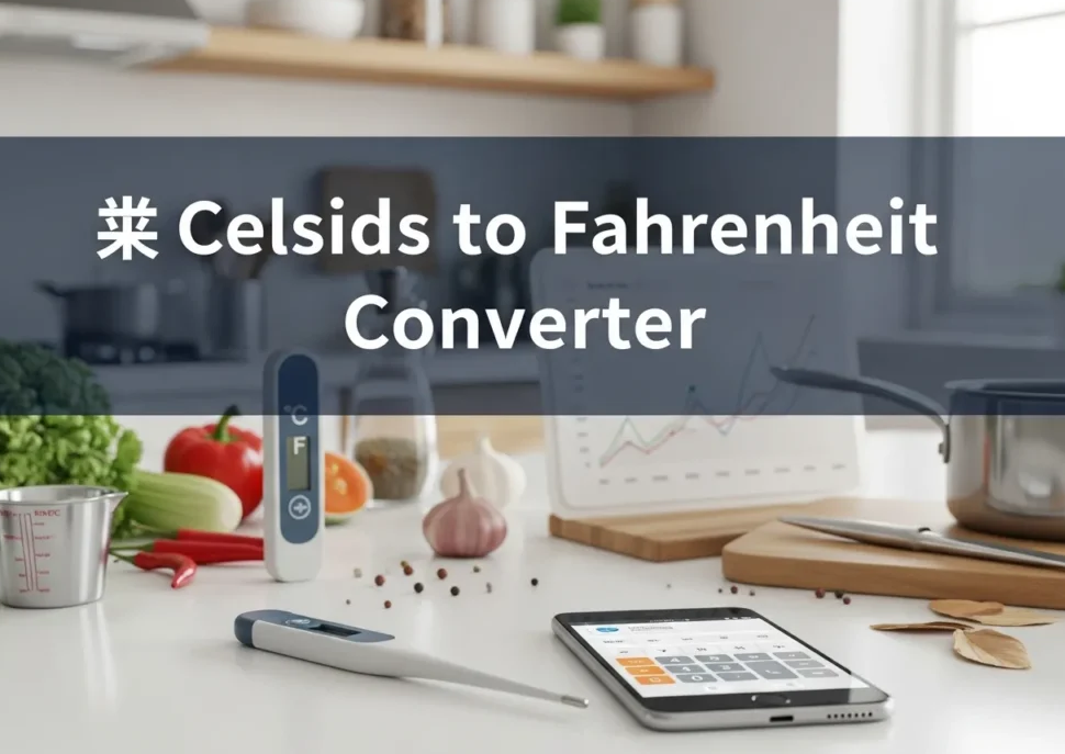 Celsius to Fahrenheit Converter – Quick Cooking & Weather Tool