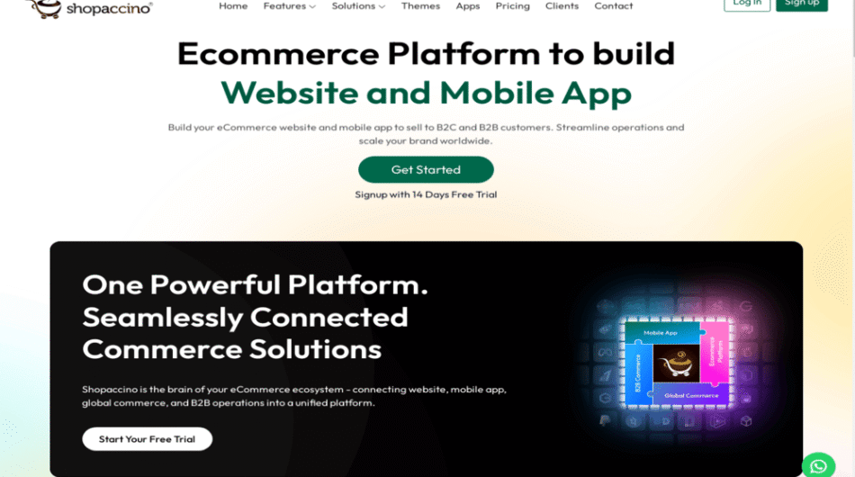 Shopaccino – eCommerce Platform Software