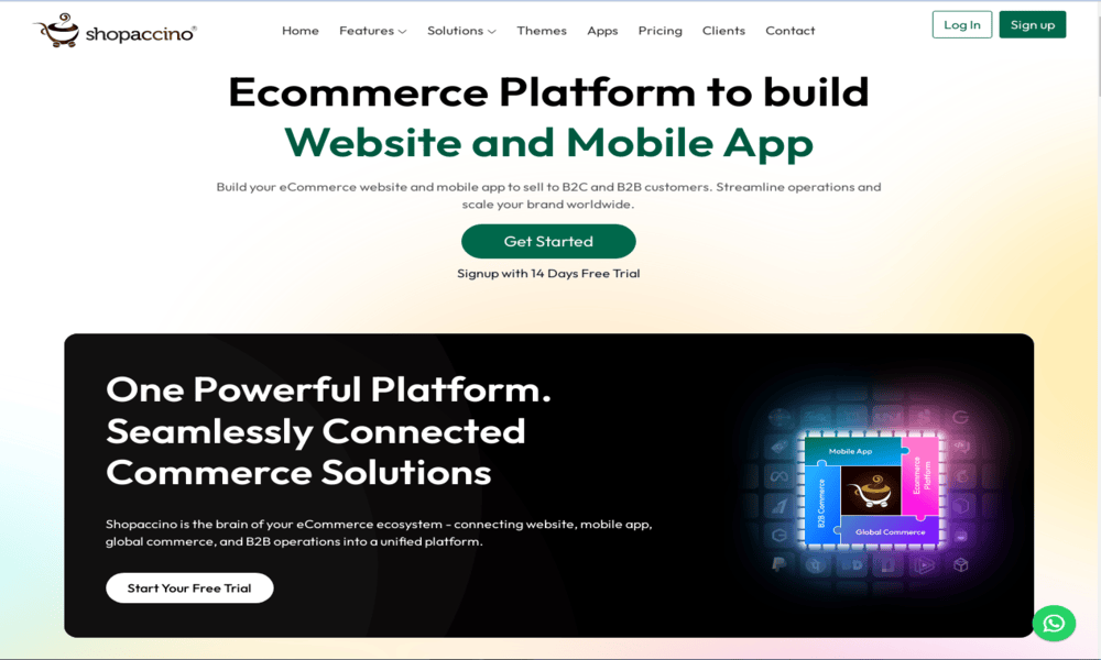 Shopaccino – eCommerce Platform Software