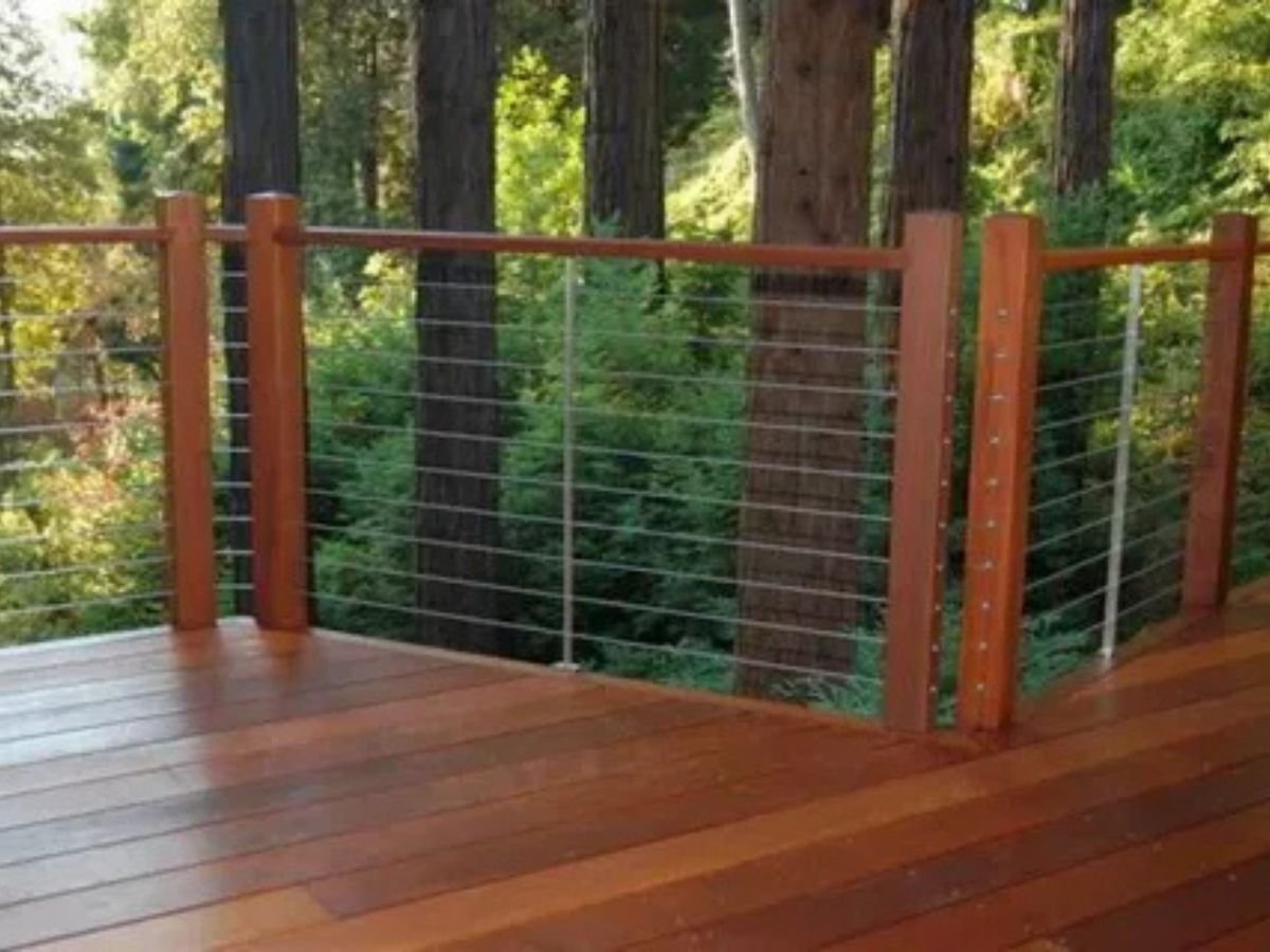 Modern Cable Railing for Decks in California Homes