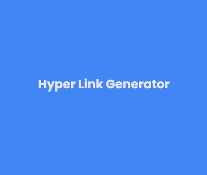 hyperlinkgenerator