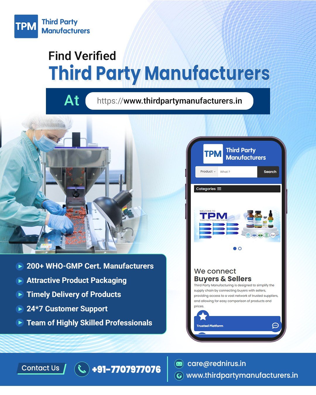 Third Party Manufacturers – B2B Pharma Portal