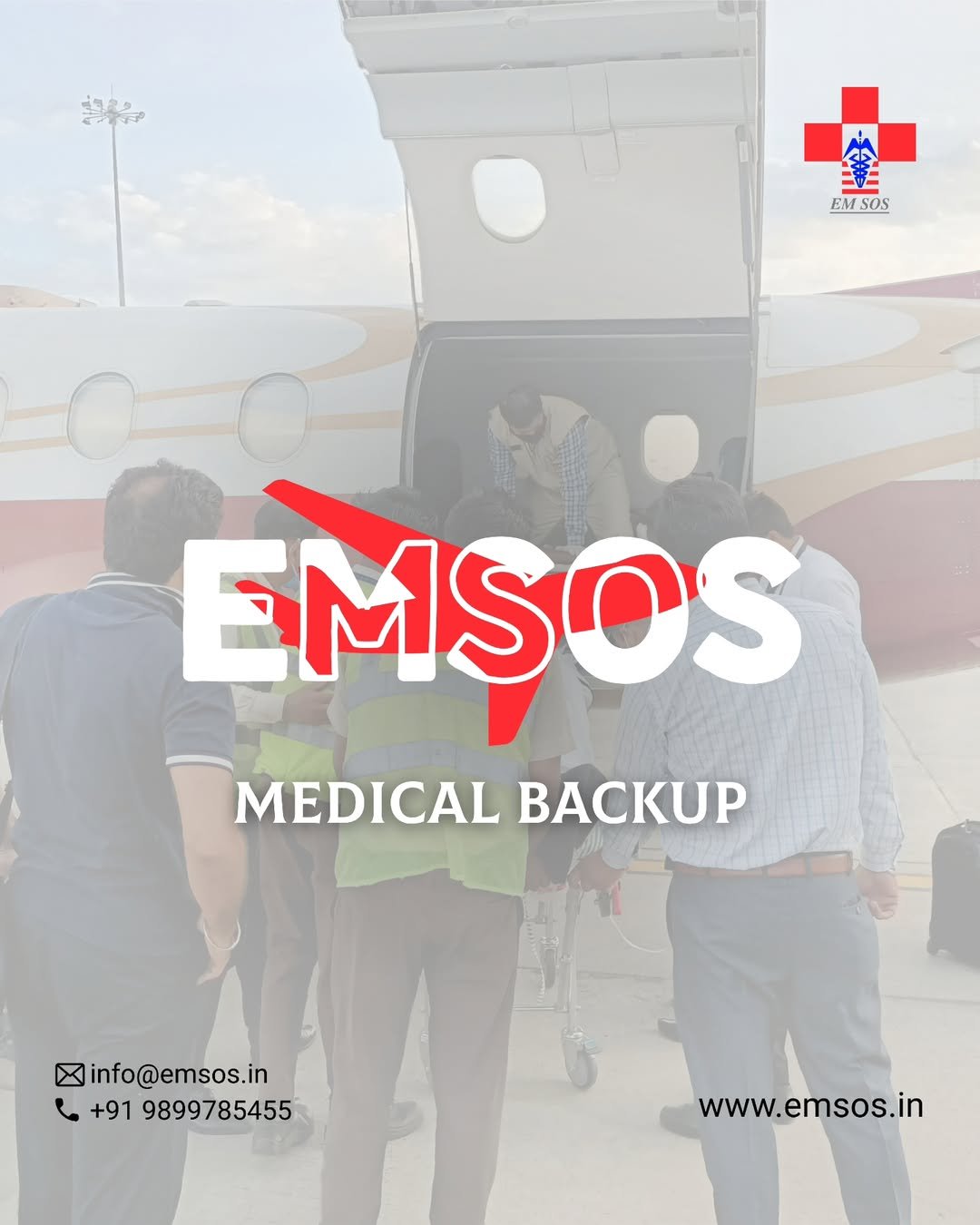 EMSOS Air Ambulance Service in Gurgaon | Swift & Safe Patient Transport