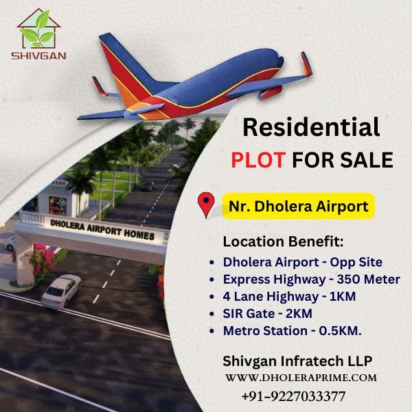 Plots near diamond circle dholera Ahmedabad
