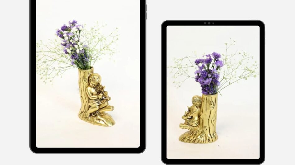 Antique-Brass-Flower-Vase-1