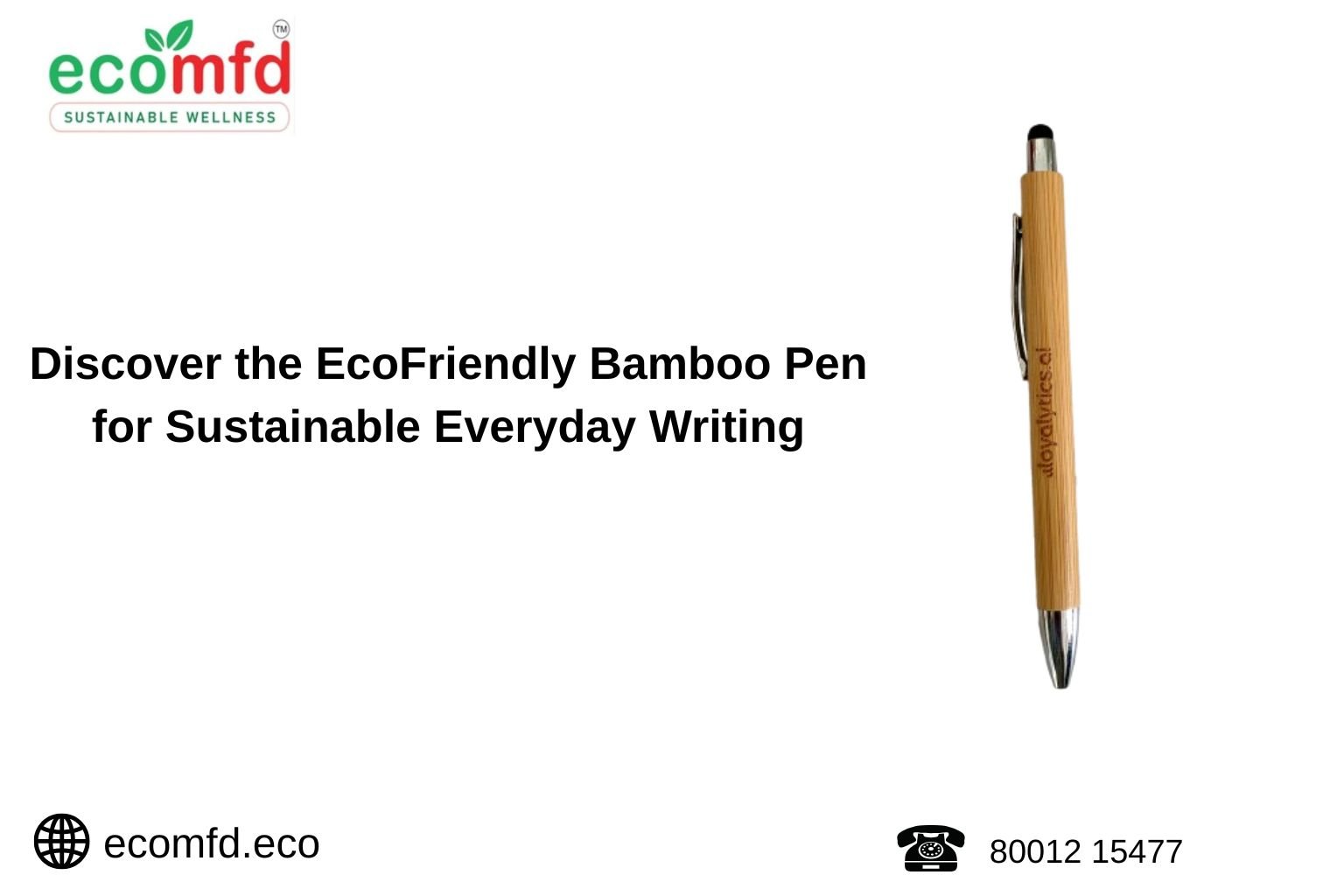 Discover the Eco-Friendly Bamboo Pen for Sustainable Everyday Writing