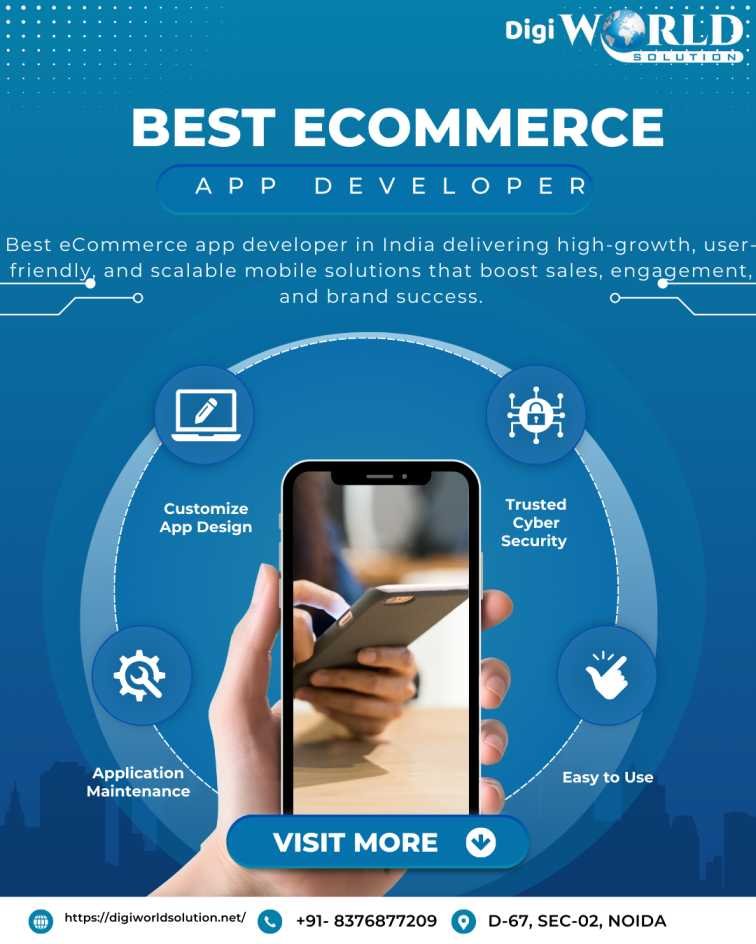 Best eCommerce App Developer Delivering High-Growth Mobile Solutions in India