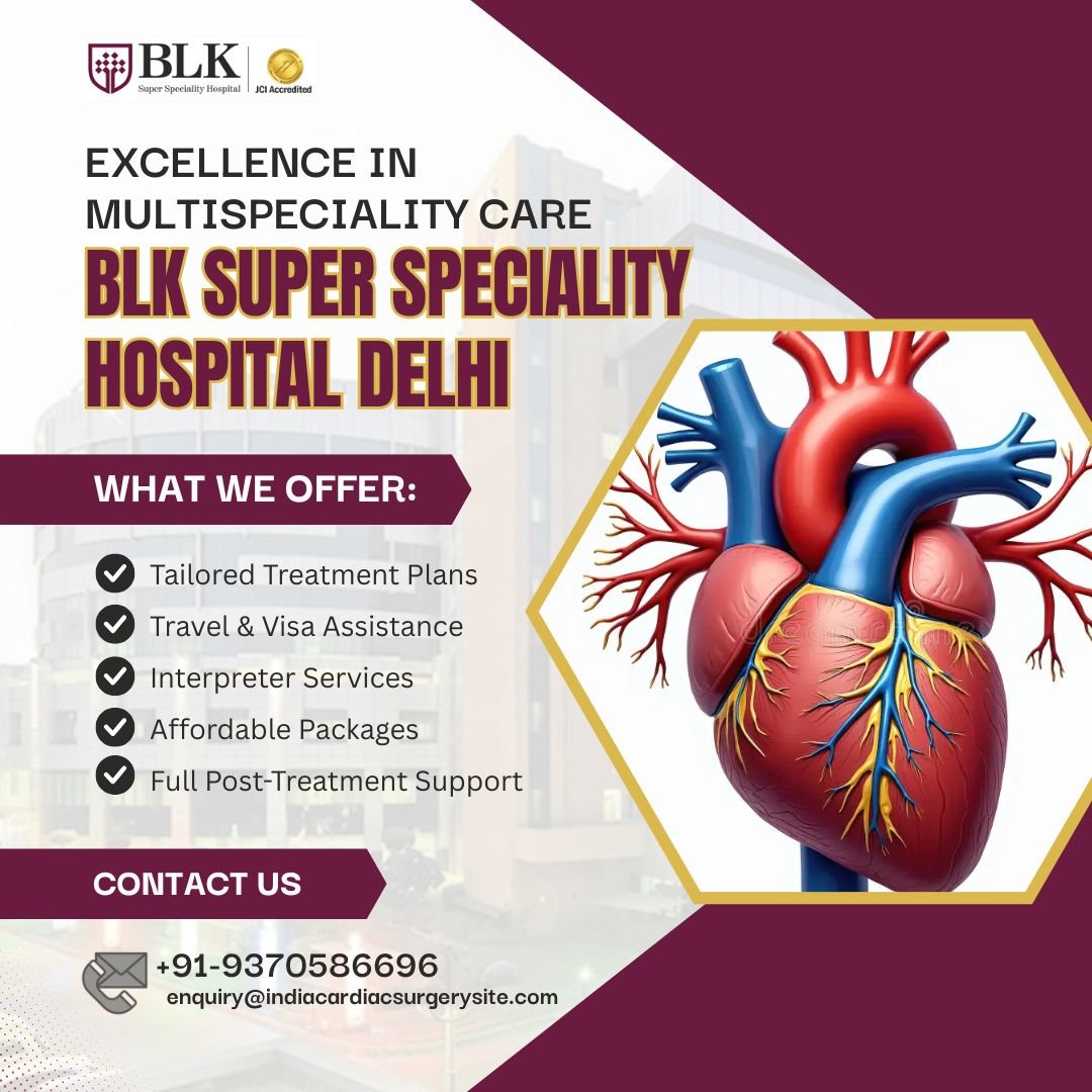 Best Cardiac Surgery Hospital BLK India