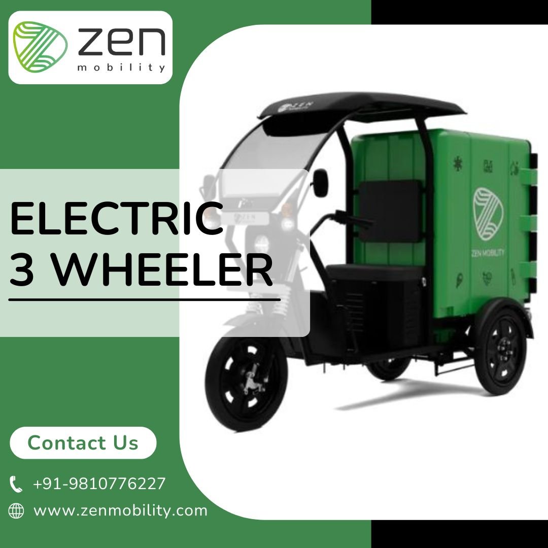 Zen Flo The Future of Electric 3 Wheeler Mobility丨Zen Mobility