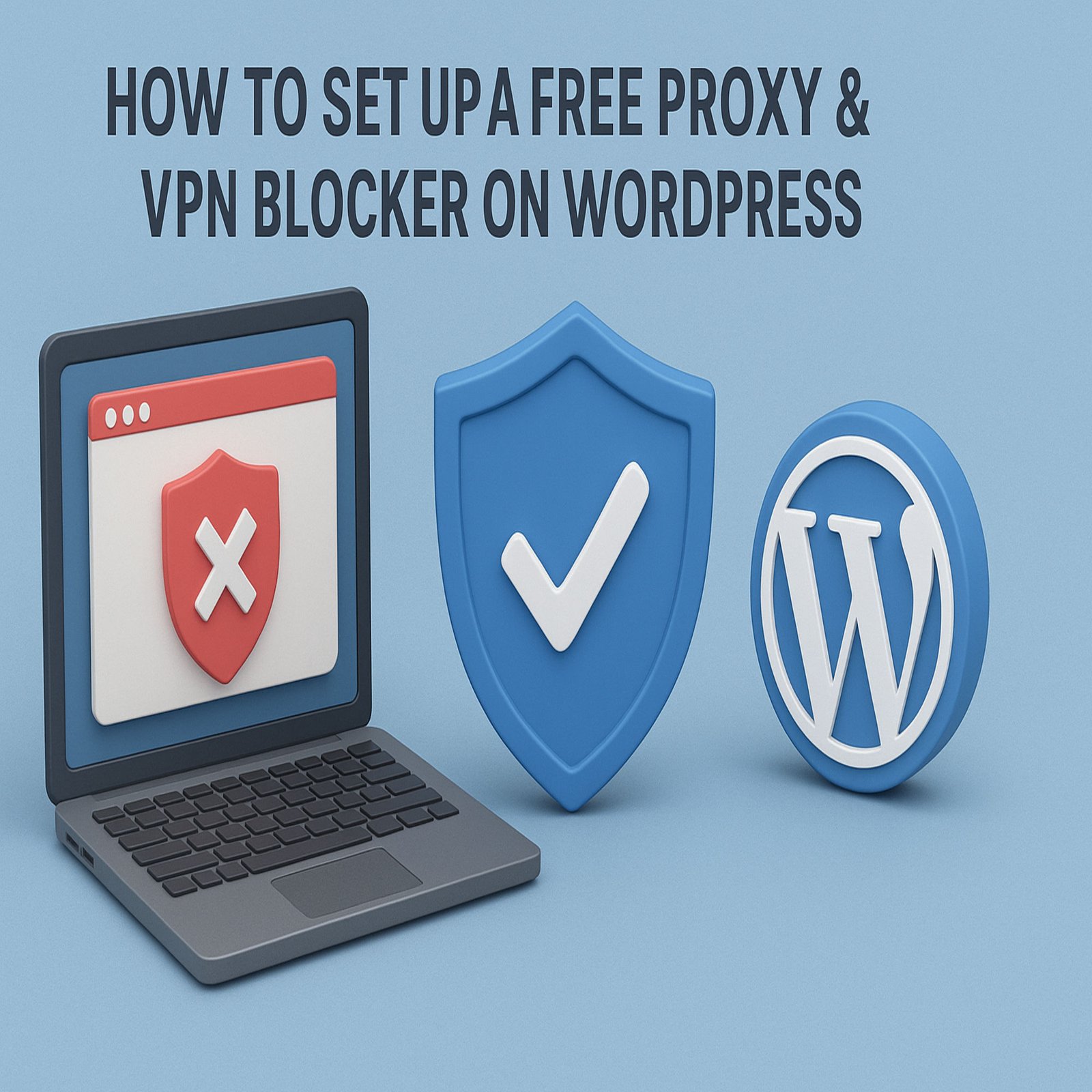 How to Set Up a Free Proxy & VPN Blocker on WordPress