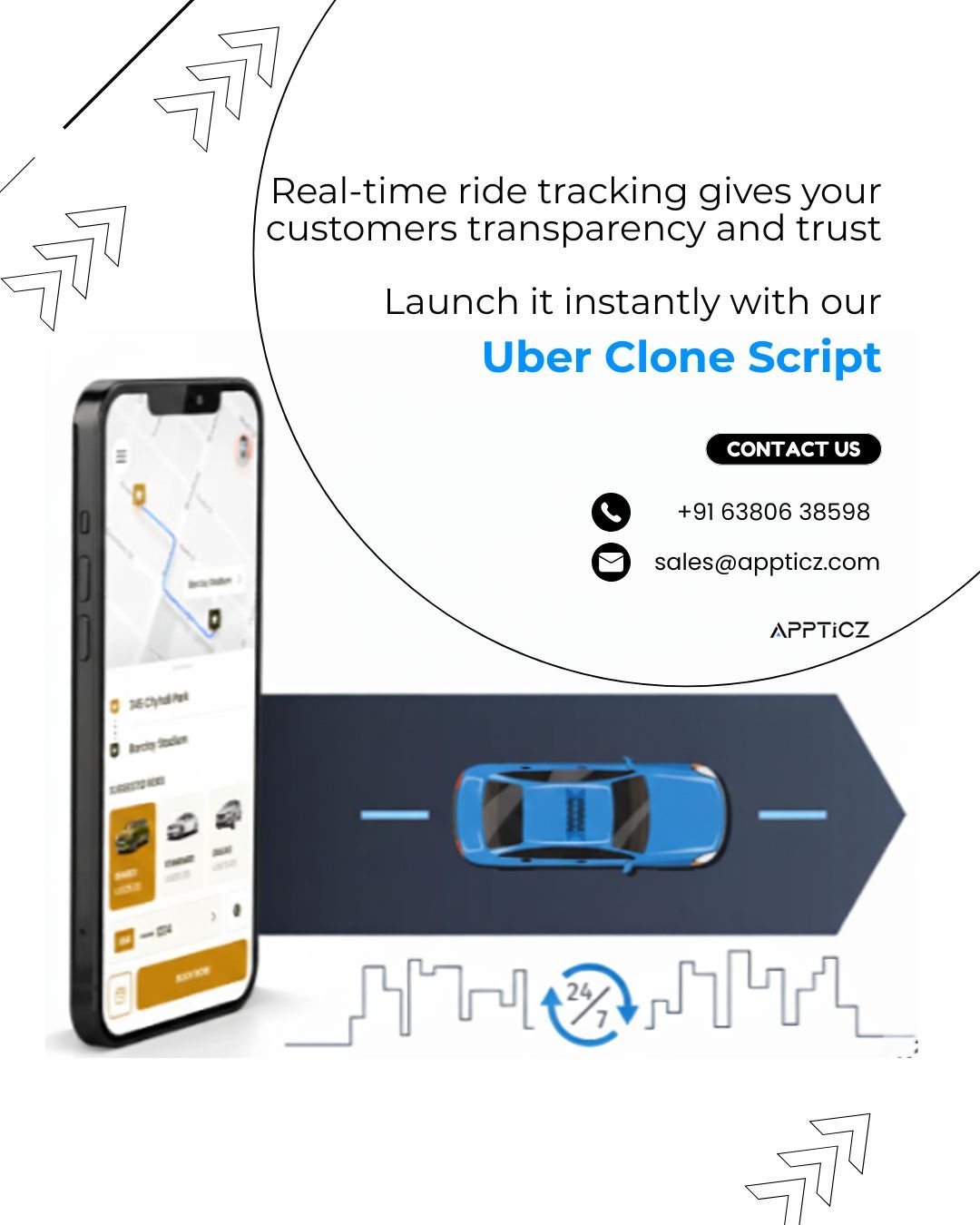 Uber Clone Script – Appticz