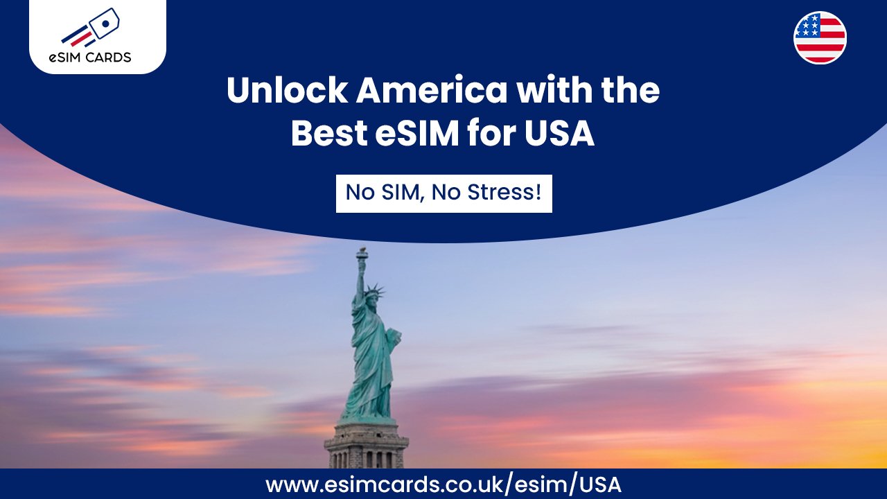 Secure eSIM for USA by eSIM Cards – Reliable Nationwide Data and Easy Setup for
