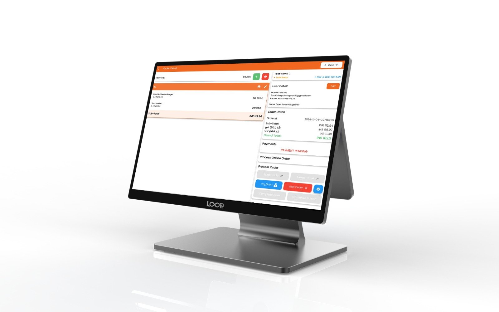 Smart POS & Restaurant Management Software Loopos Canada