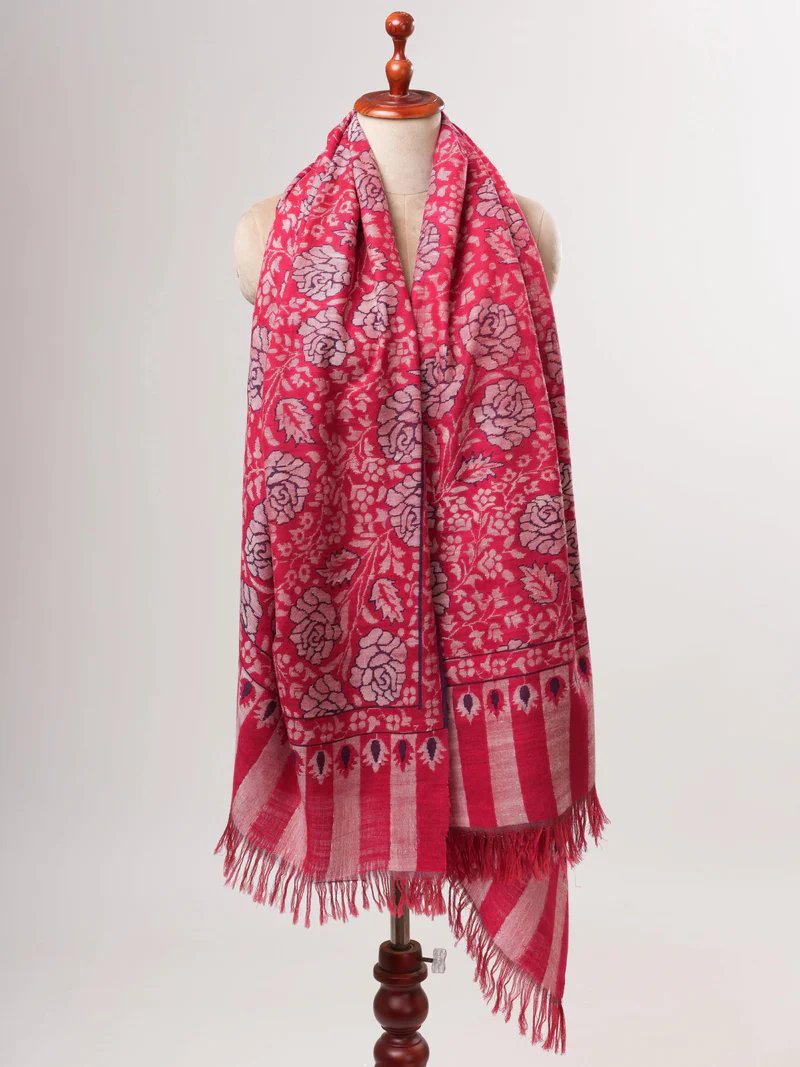 Authentic Kani Pashmina Stole from Kashmir
