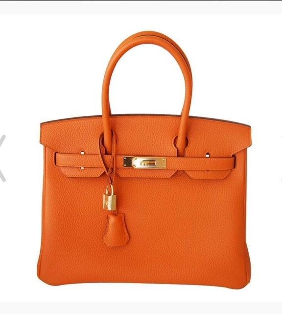 HERMES Birkin 30cm Orange