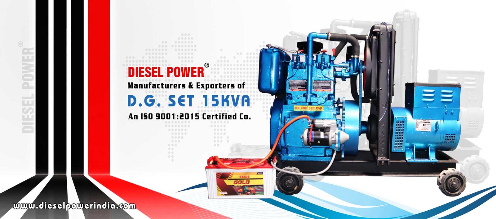 Diesel Engine Generators manufacturers exporters in India Punjab Ludhiana http:/