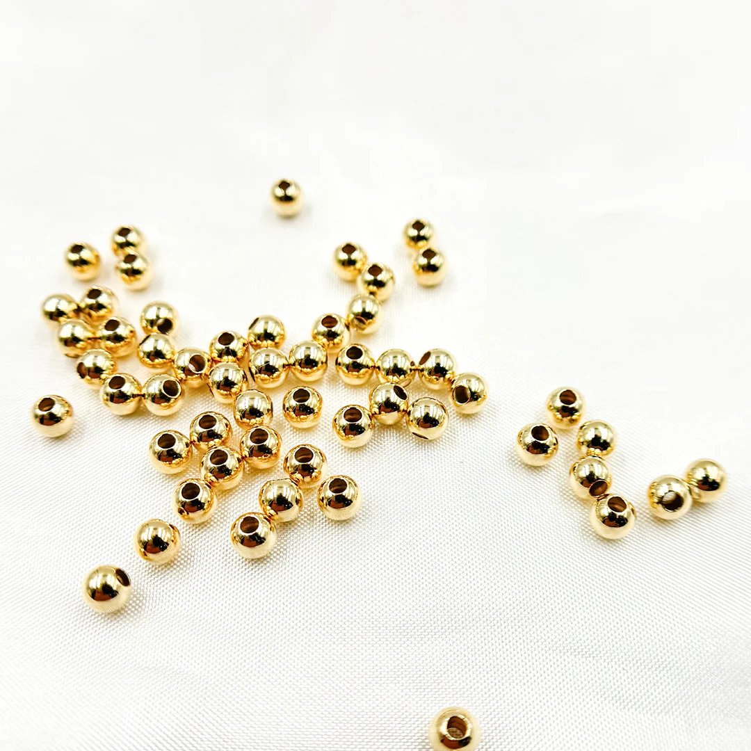 Timeless 14k Gold Beads for High-End Jewelry Creations